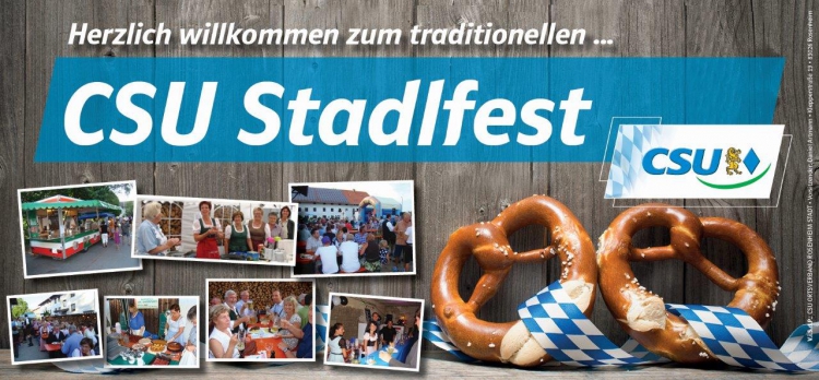 Einladung der CSU Rosenheim-Stadt zum CSU-Stadlfest am 02.08. in Fürstätt