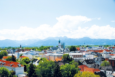 Blick über Rosenheim (Bild Pitopia © Stefan Trux)