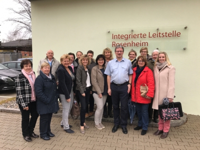 Frauenunion-Land zu Gast in der Integrierten Leitstelle in Rosenheim