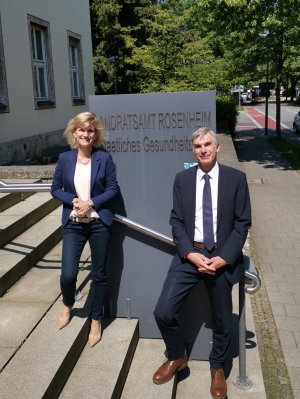 „Wir müssen aus Corona Lehren ziehen“ MdB Daniela Ludwig im Staatlichen Gesundheitsamt Rosenheim