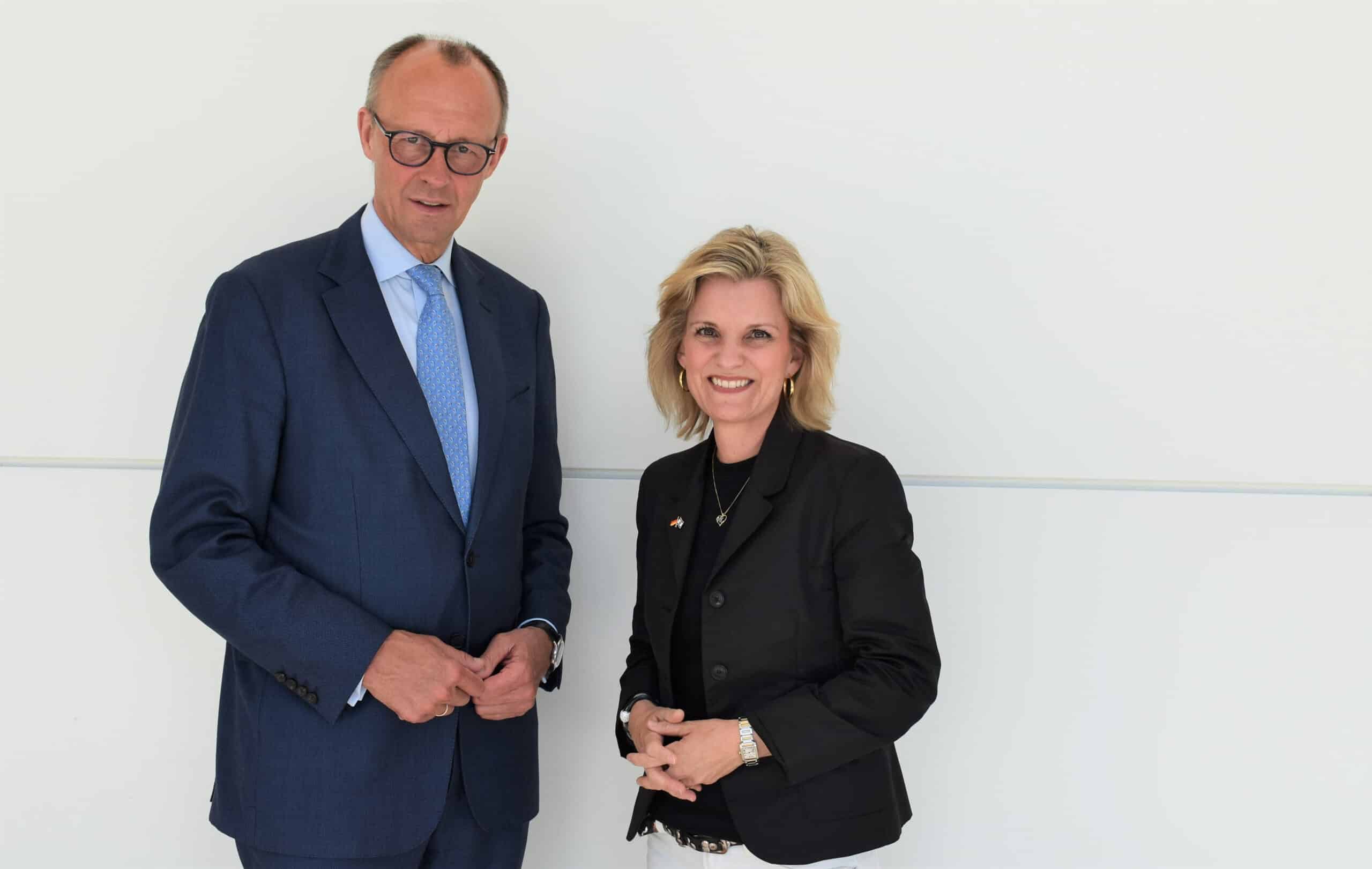 Friedrich Merz und Daniela Ludwig