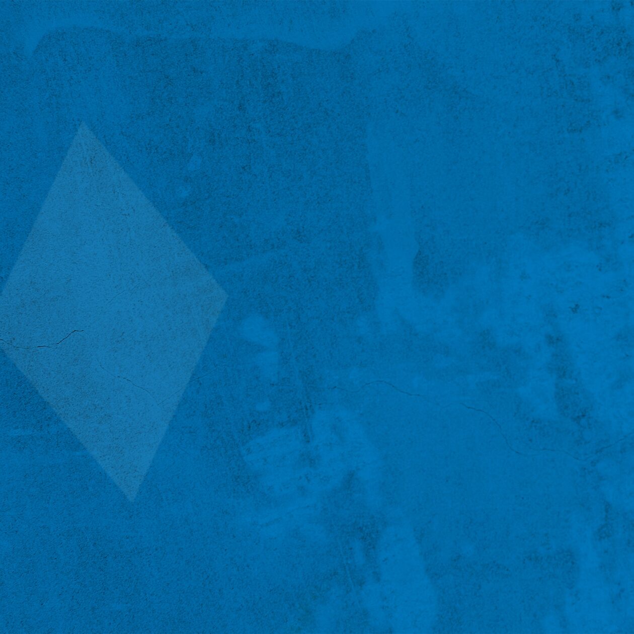 Eine mittelblaue fleckige Wand mit Rissen. Drauf als Wasserzeichen das Emblem der CSU, bestehend aus Löwen und Raute.