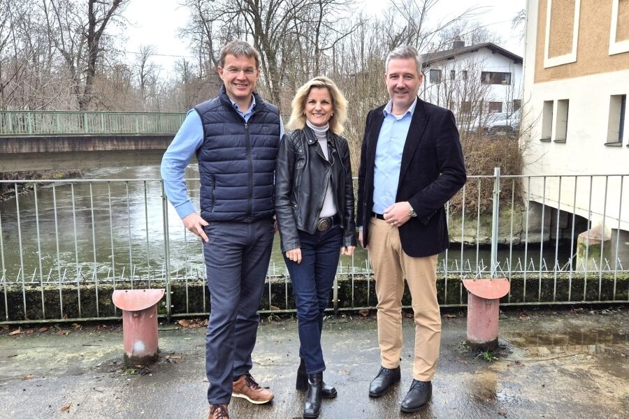 LBT-Vizepräsident Christian Huber, MdB Daniela Ludwig, LBT-Hauptgeschäftsführer Stephan Doppelhammer