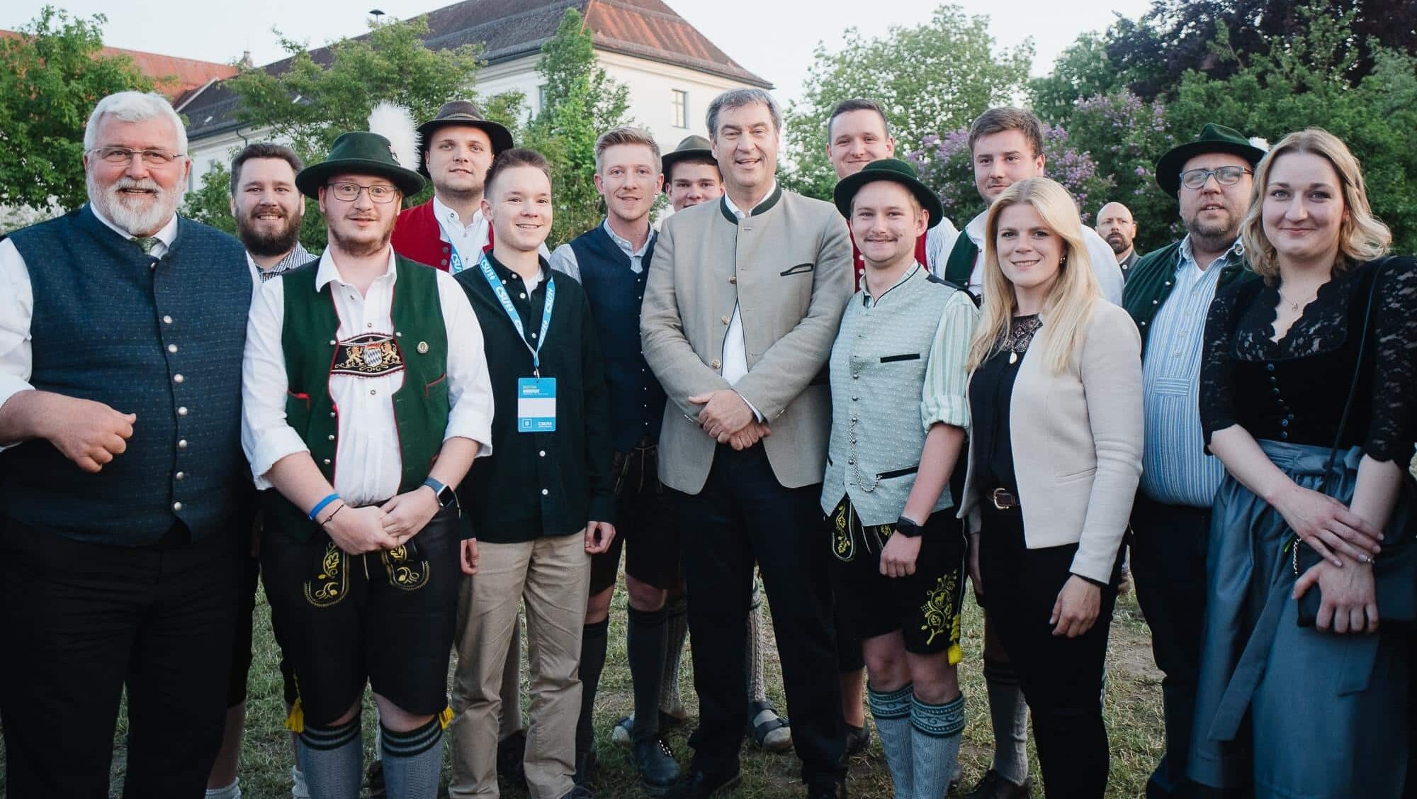 Markus Söder auf dem Rotter Bierfest