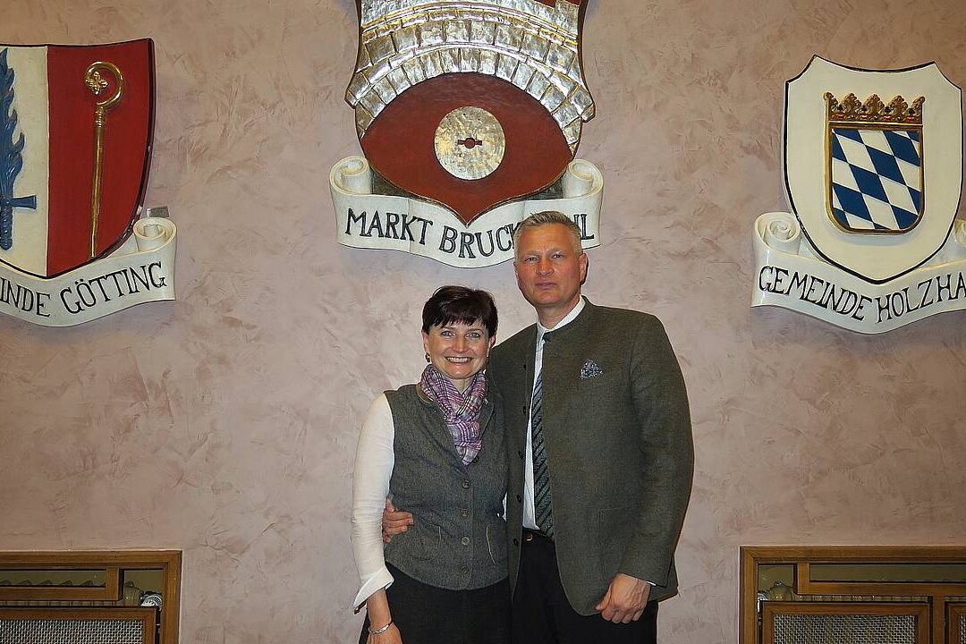 Erster Bürgermeister Richard Richter mit seiner Gattin Christine