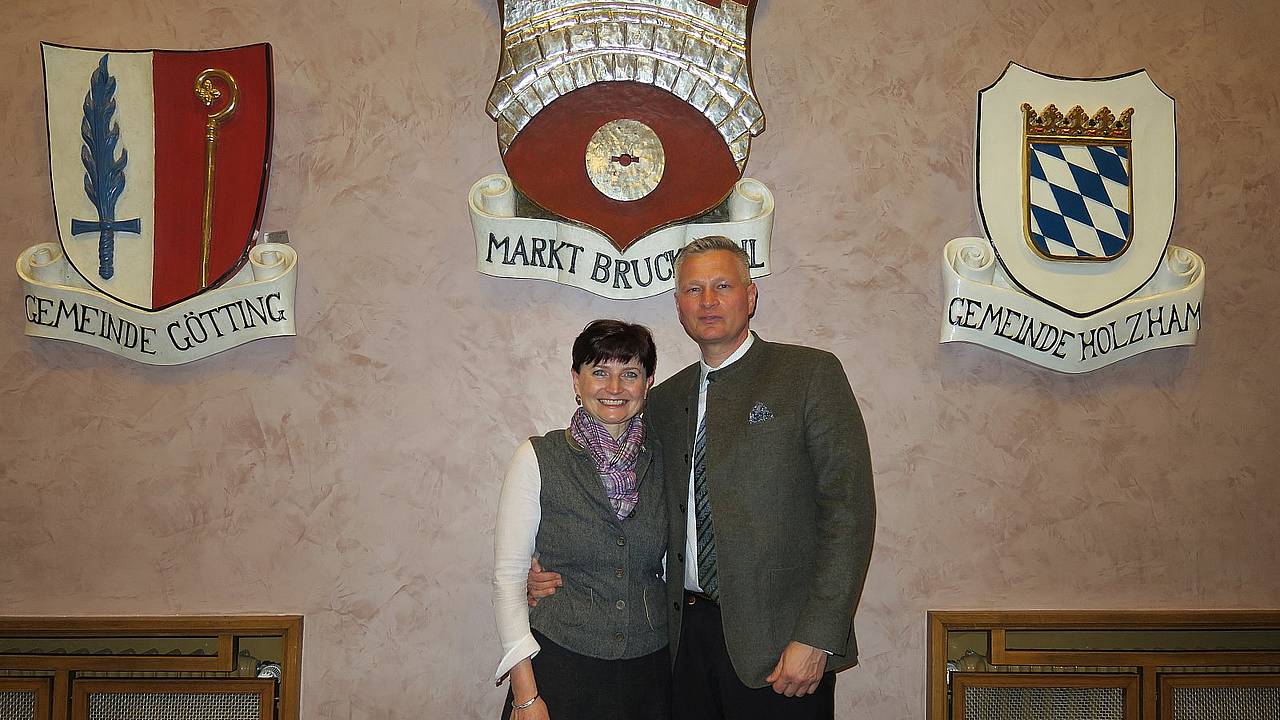 Erster Bürgermeister Richard Richter mit seiner Gattin Christine