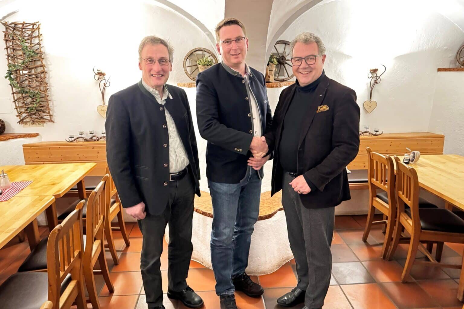 von links Johann Herzog, Stefan Reininger und Klaus Stöttner