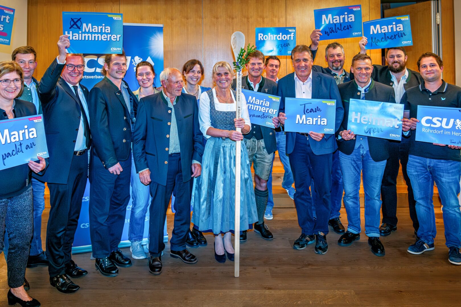 MariaHaimmmerer Maria Haimmerer mit Ihren Unterstützern