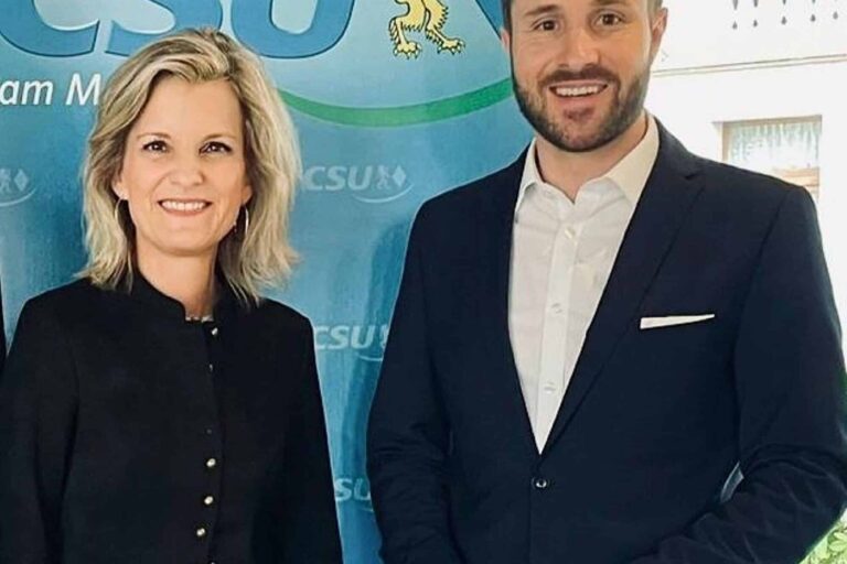 Foto: Staatssekretärin Daniela Ludwig, MdB mit MdL Daniel Artmann