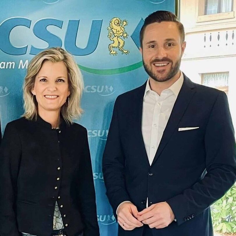 Foto: Staatssekretärin Daniela Ludwig, MdB mit MdL Daniel Artmann